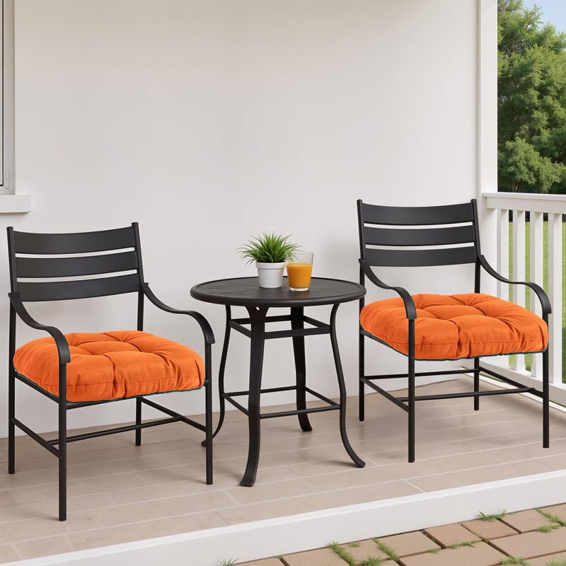 MTMR Water-Repellent Outdoor Chair Cushions Set of 2, 19”X19” Patio Chair Cushions with High Elasticity PP Cotton, Thick Tufted Outdoor Patio Furniture Cushions, Seat Cushions for Outdoor Furniture - Image 2